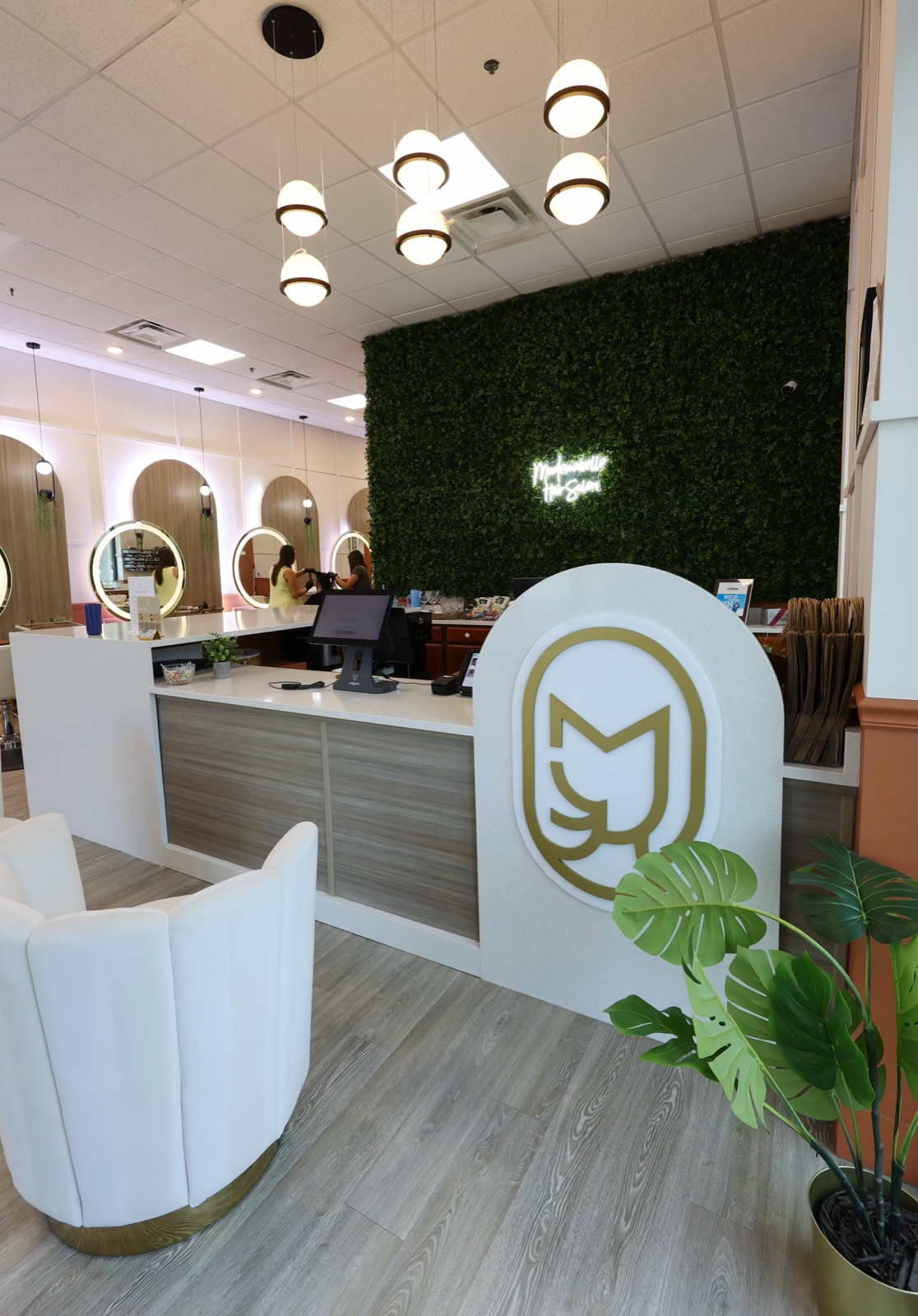 Reception of Mademoiselle Hair Salon in St. Augustine, FL